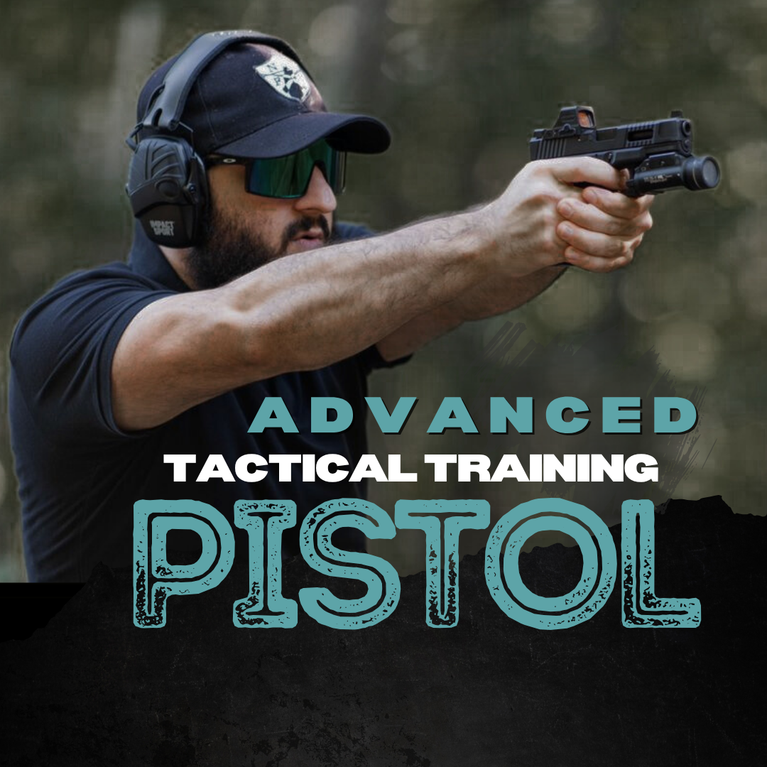 Advanced pistol training under professional instruction