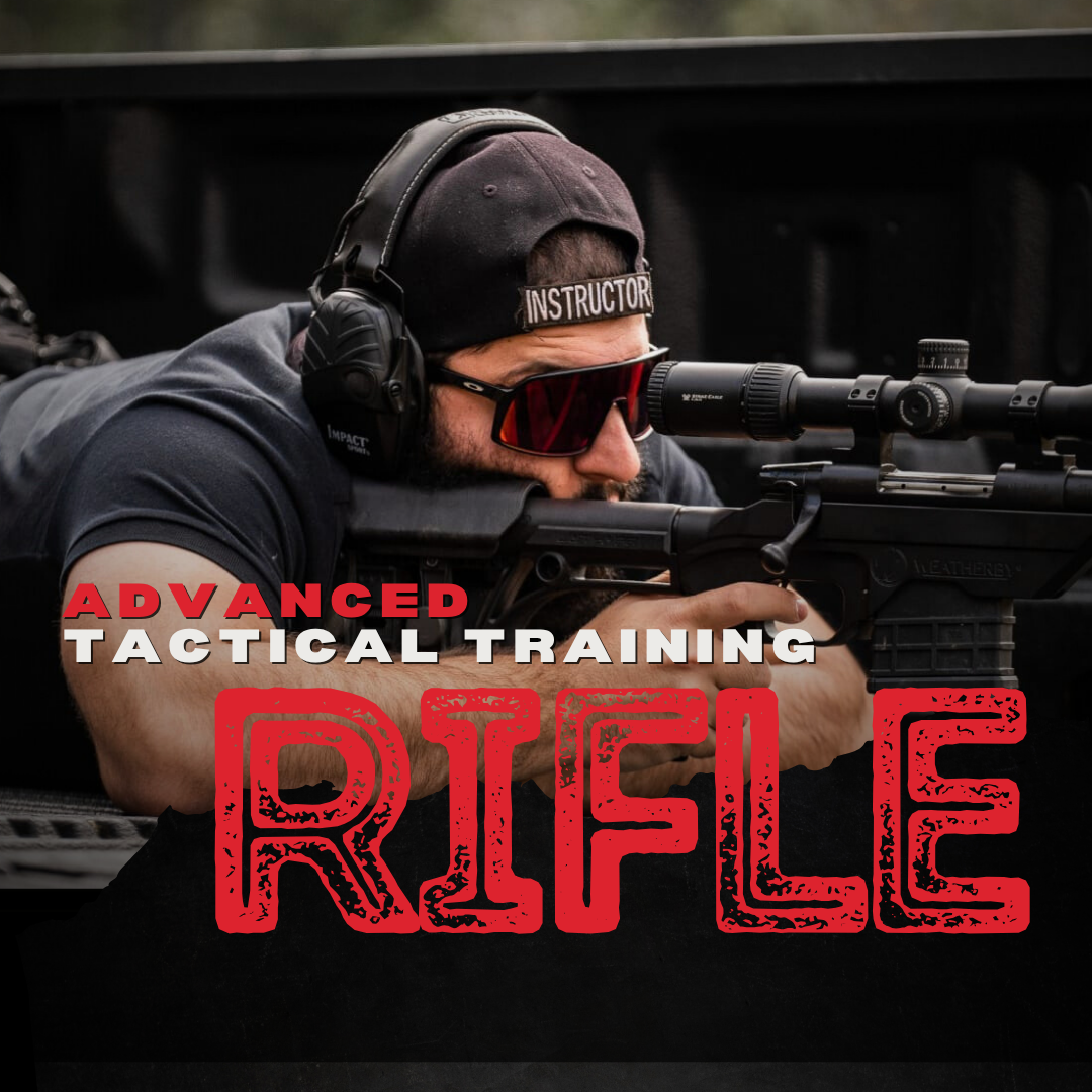 Advanced tactical rifle course on an outdoor range